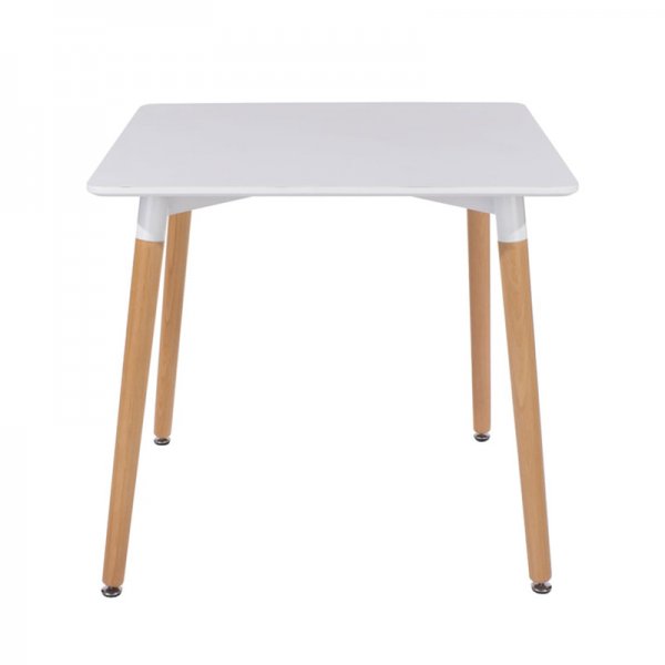 ADRIAN SQ TABLE 80x80cm WHITE K1