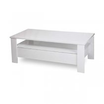 MAX COFFEE TABLE WITH DRAWER - WHITE