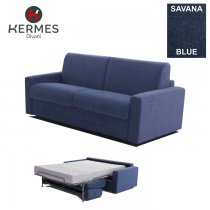 IRON 3 SEATER SOFABED - BLUE