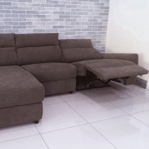 HUGO VILLE SOFA LEFT ARM FACING MOSCOW G3841 BROWN+ AP2968