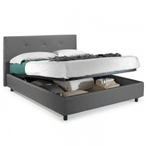 D24 90x190cm NAPOLI STORAGE BED SORO97 DARK GREY K5 +PARTS