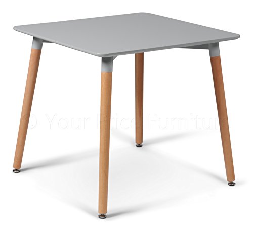 ADRIAN SQ TABLE 80x80cm GREY K1