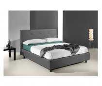 D25 STORAGE BED 90x190cm DARK GREY K6