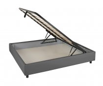 D25 STORAGE BED 90x190cm DARK GREY K6