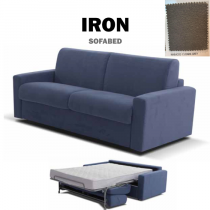 IRON 3 SEATER SOFABED NABUCCO 13 DARK GREY