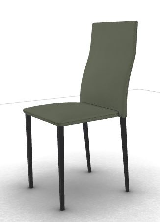 GAME CHAIR WAVE 805 OLIVE WITH BLACK BASE