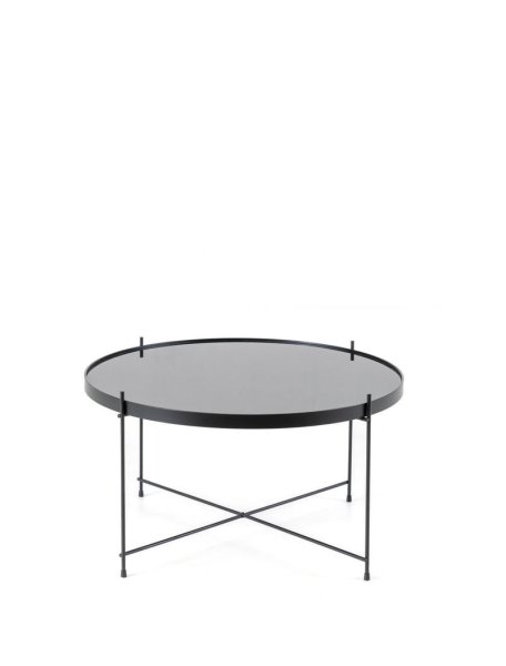 Marissa Coffee Table Top Vetro Nero 70x40