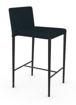 MEMPHIS STOOL WAVE 608 ANTHRACITE WITH BLACK BASE K1