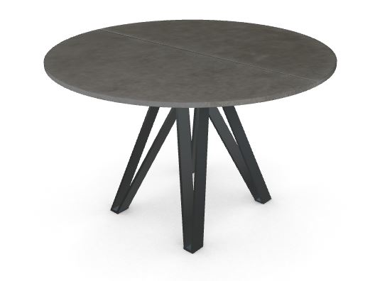 APPLE TABLEDARK GREY CEMENT 120 EXT WITH BLACK BASE