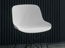 OLDER CHAIR WHITE WITH BLACK BASE K4