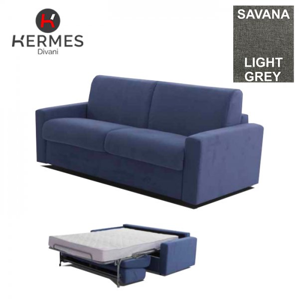 3 SEATER SOFA BED SAVANA LIGHT GREY (IRON)