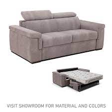 POKER 3 SEATER SOFABED SAVANA LIGHT GREY