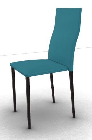 GAME CHAIR WAVE 711 TEAL WITH BLACK BASE