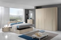 LUISA OLMO 4DR DOUBLE BEDROOM SET W/STORAGE