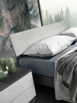 LUISA GREY 6DR DOUBLE BEDROOM SET W/STORAGE without mirror