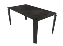 DIAMOND OSSIDO NERO CERAMIC 120X90 W/2 EXT WITH BRONZE BASE