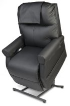D25 ELECTRIC RECLING ARMCHAIR TUSCANY PU BLACK 4130