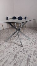 TEMPERED GLASS RECT TABLE KT-121S 160x90cm