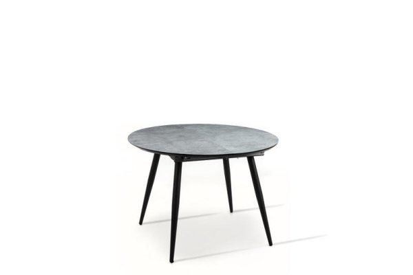 GOOSE TABLE CEMENT GREY ANTRACITE METAL BASE