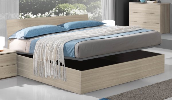 DOUBLE STORAGE BED OLMO 160x190CM LC20OLOL 5pcs